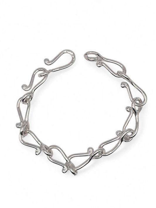 Sterling Silver Chunky Link Bracelet