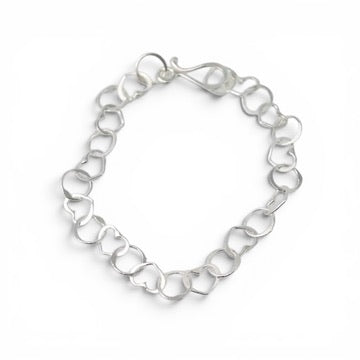 Sterling Heart Bracelet
