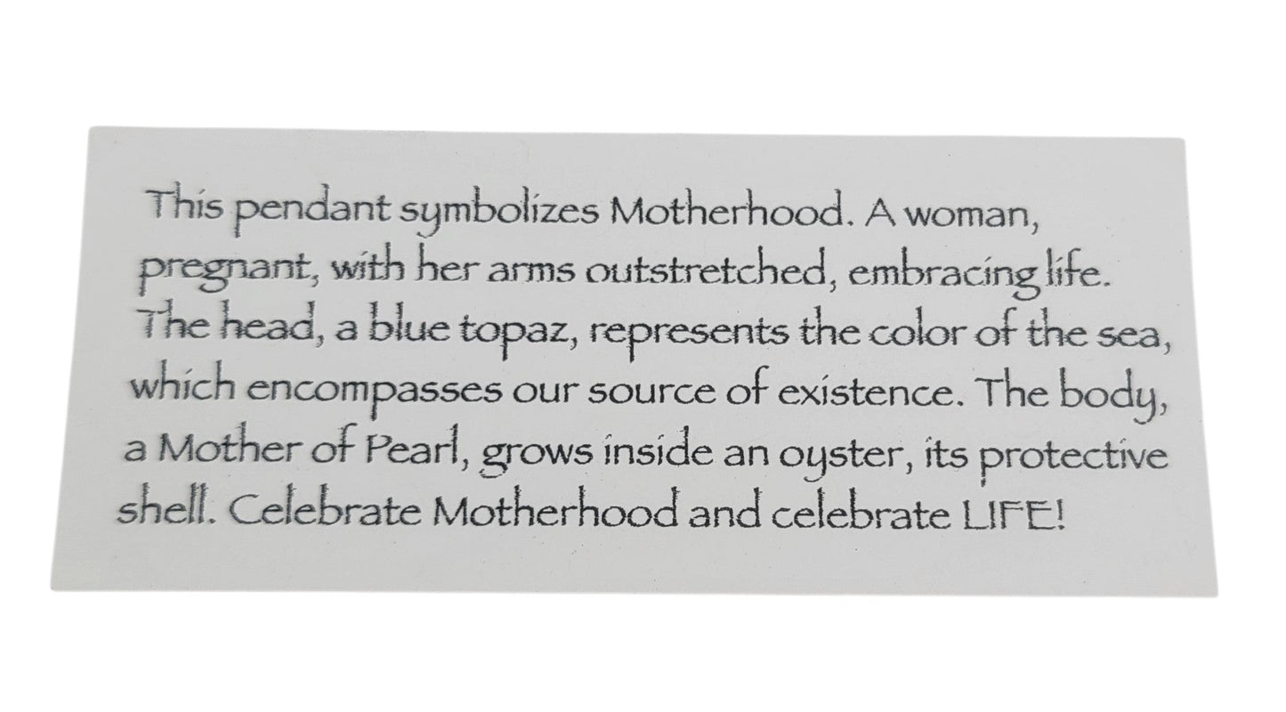 Sterling Motherhood Pendant